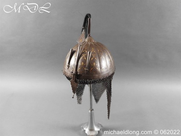 michaeldlong.com 3001430 600x450 Kula Khud 19th c Persian Helmet