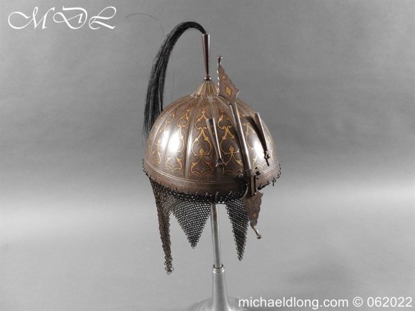 michaeldlong.com 3001432 1 600x450 Kula Khud 19th c Persian Helmet