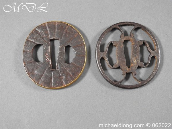 Pair of Japanese 18th c Tsuba’s