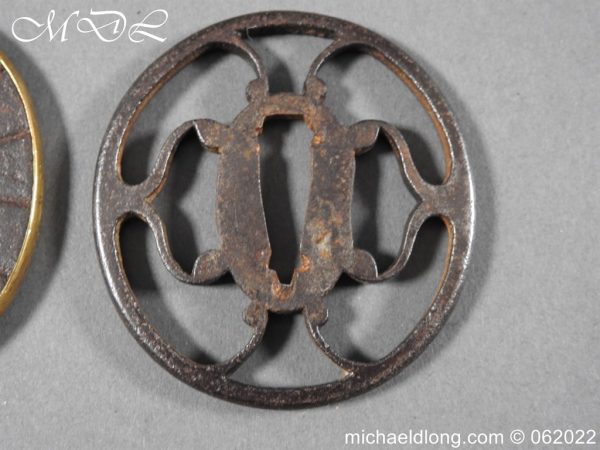 Pair of Japanese 18th c Tsuba’s - Image 8