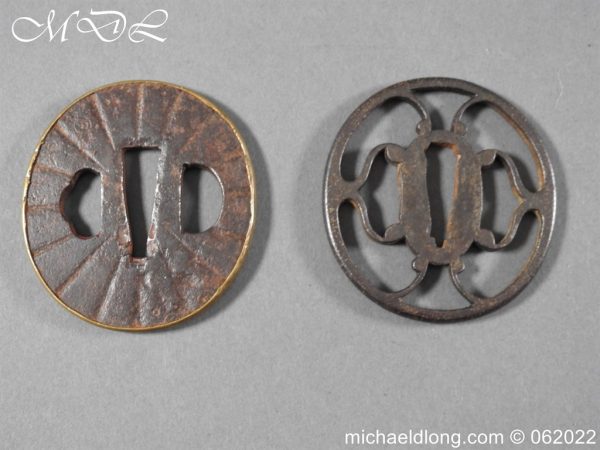 Pair of Japanese 18th c Tsuba’s - Image 7