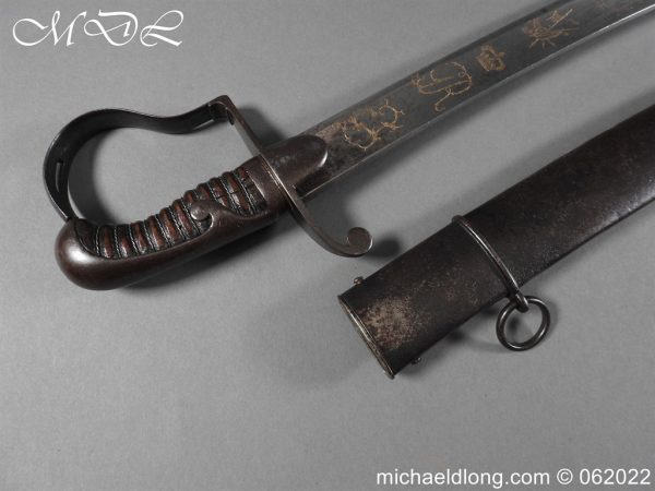 michaeldlong.com 3001622 600x450 British 1796 Officer’s Light Cavalry Sword JJ Runkel