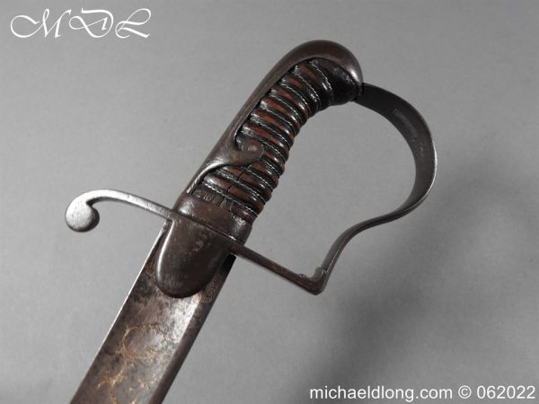 michaeldlong.com 3001639 600x450 British 1796 Officer’s Light Cavalry Sword JJ Runkel