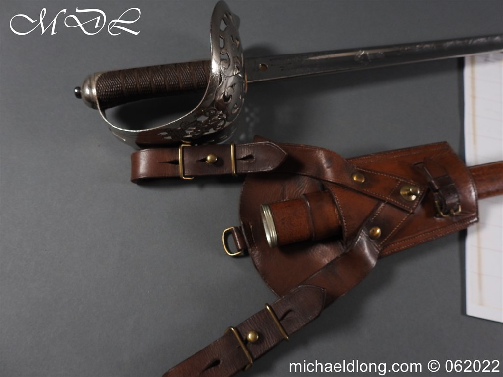 Wilkinson Patent Tang 1895P Officer’s Sword - Image 2