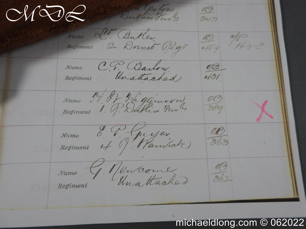 Wilkinson Patent Tang 1895P Officer’s Sword - Image 29