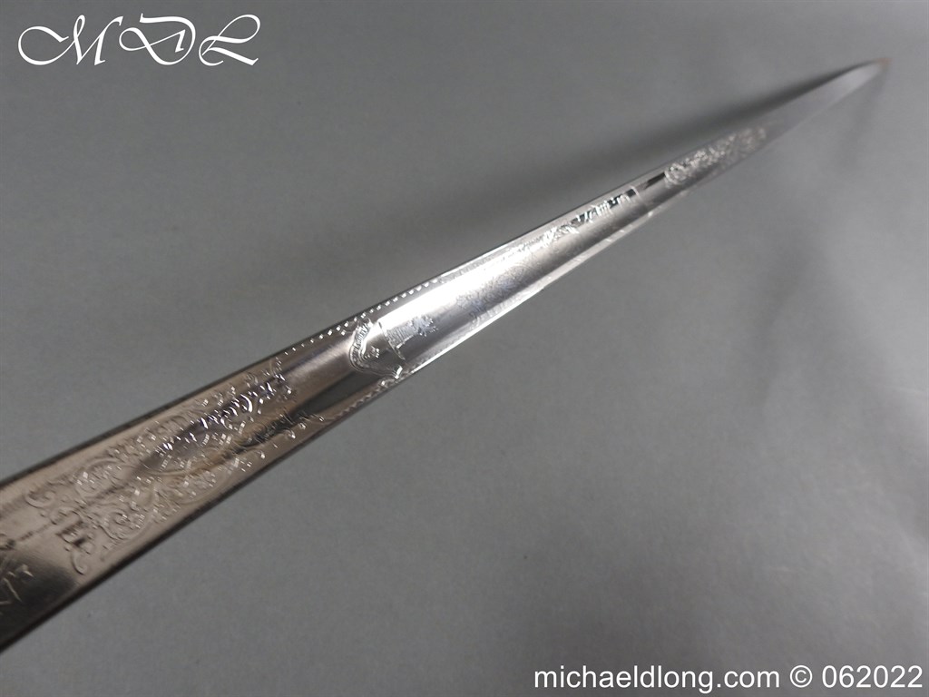 Wilkinson Patent Tang 1895P Officer’s Sword - Image 23