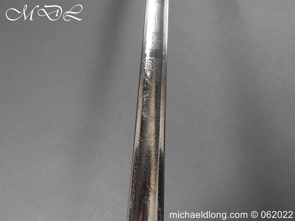 Wilkinson Patent Tang 1895P Officer’s Sword - Image 20
