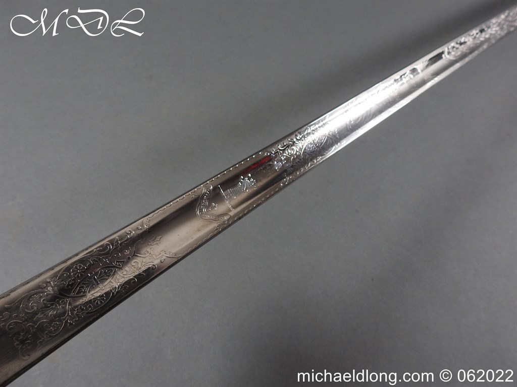 Wilkinson Patent Tang 1895P Officer’s Sword - Image 19