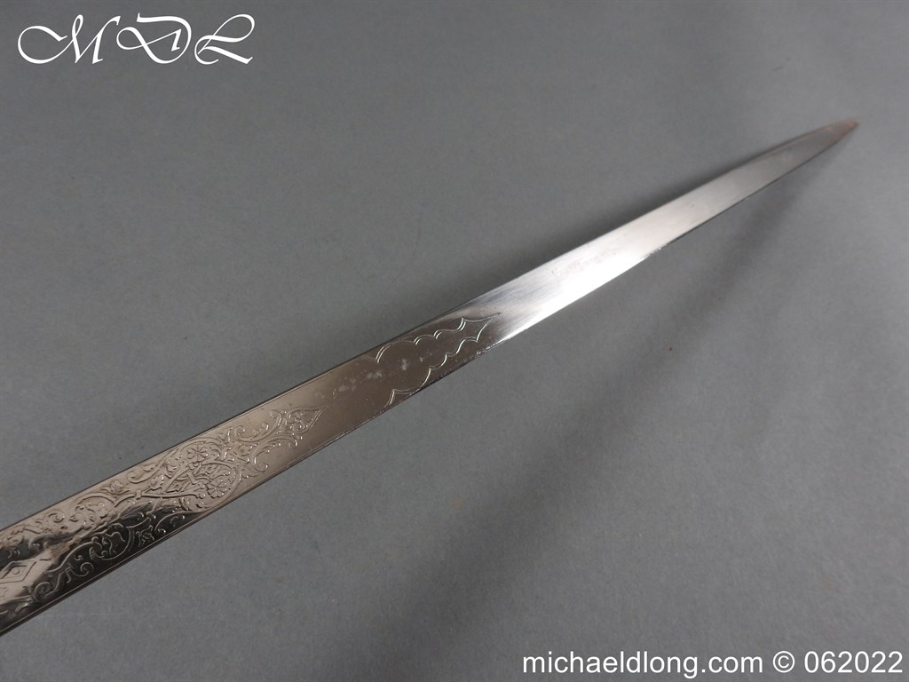 Wilkinson Patent Tang 1895P Officer’s Sword - Image 18