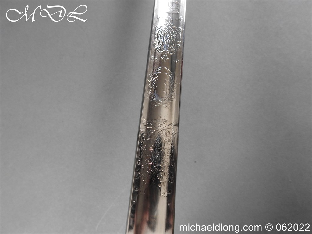 Wilkinson Patent Tang 1895P Officer’s Sword - Image 15