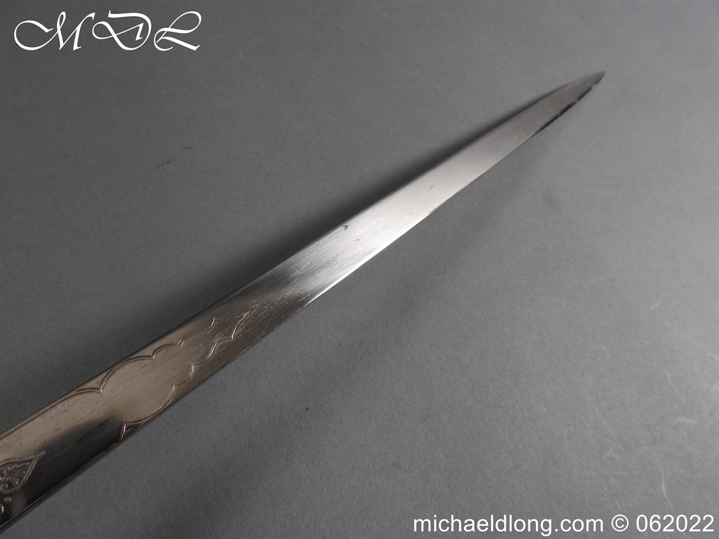 Wilkinson Patent Tang 1895P Officer’s Sword - Image 13