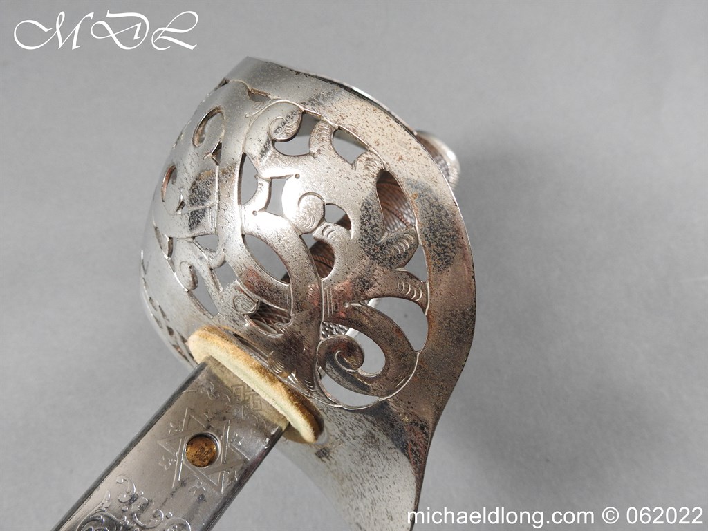 Wilkinson Patent Tang 1895P Officer’s Sword - Image 11