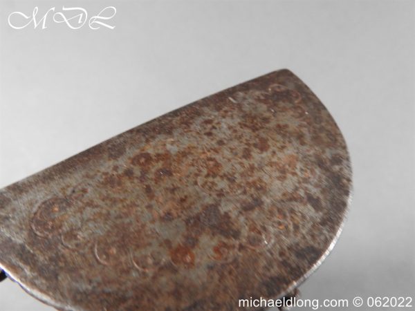 michaeldlong.com 3001685 600x450 Italian Iron powder flask Early 17th Century