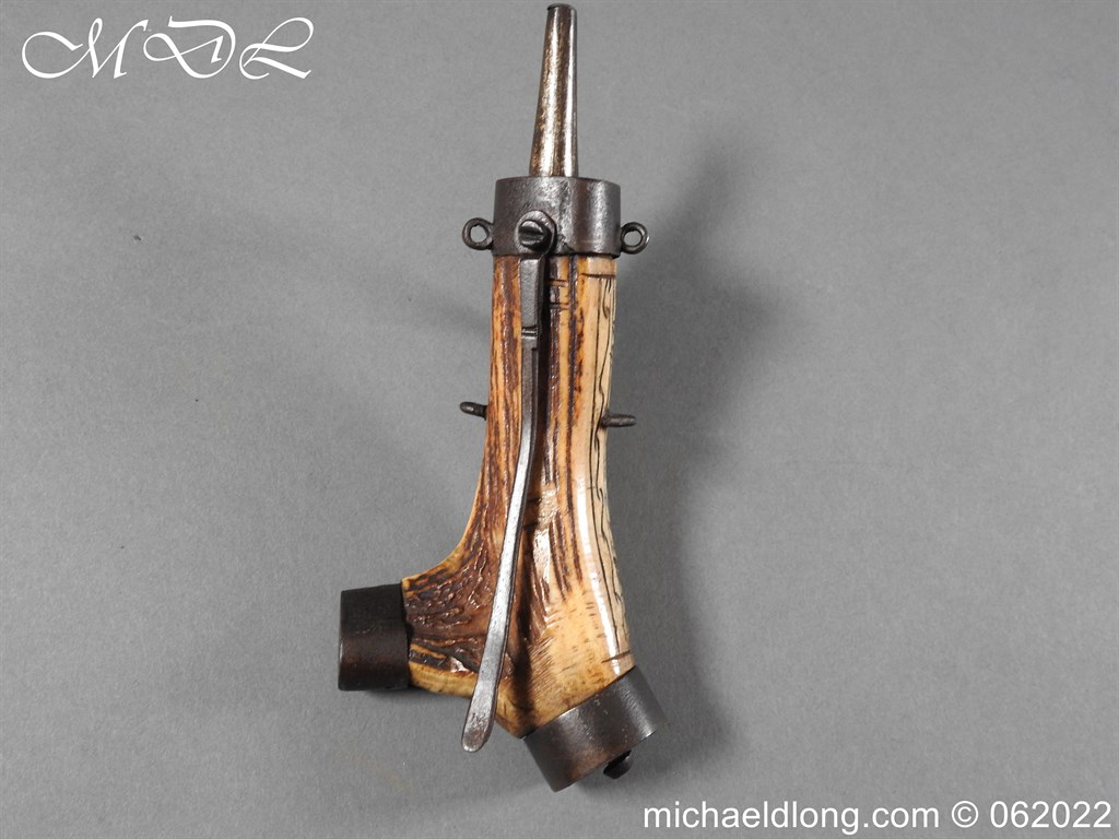 German Powder Flask  16th Century - Image 10