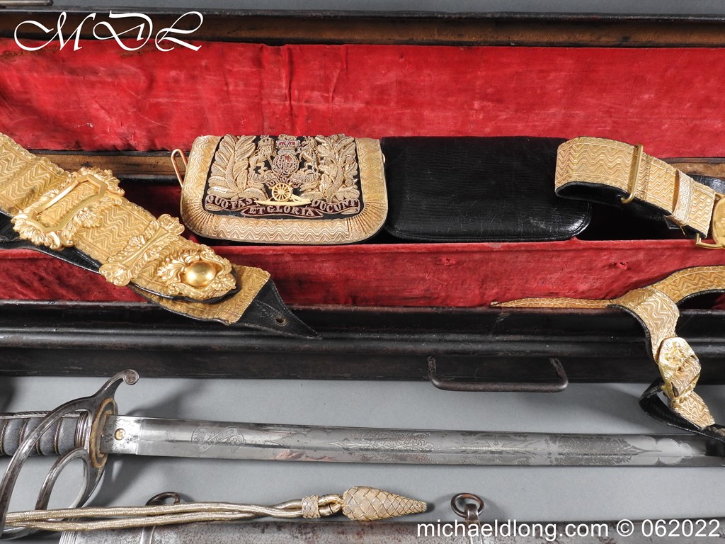 Royal Artillery Officer’s Sword Cased with Accessories by Wilkinson - Image 46
