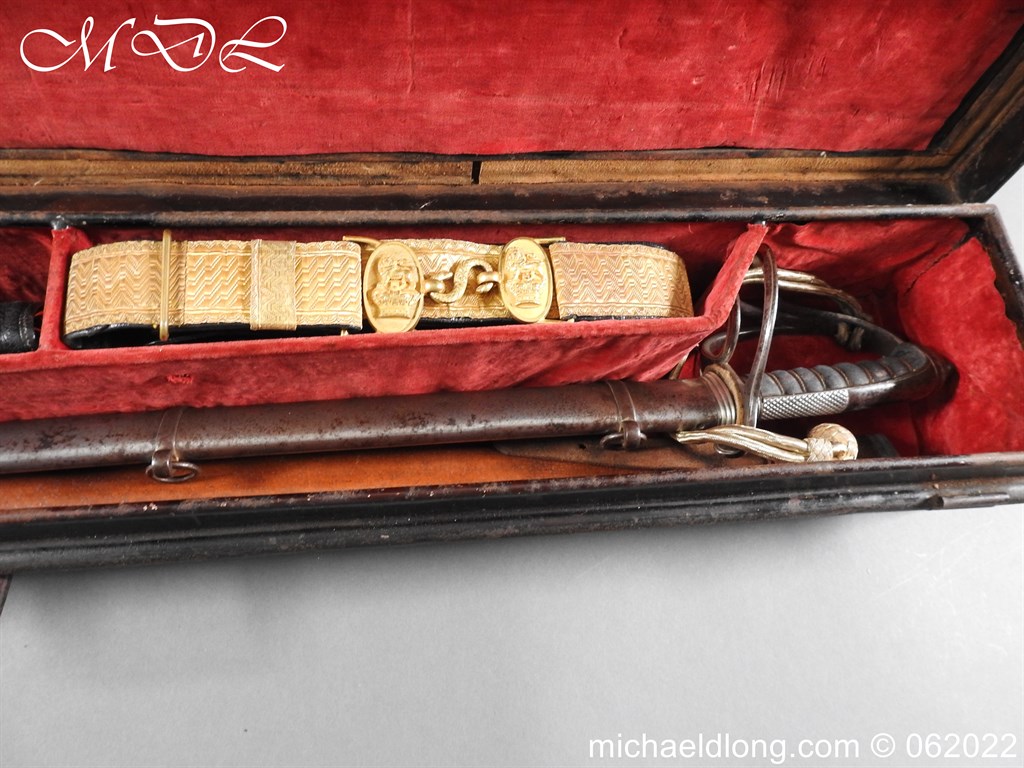 Royal Artillery Officer’s Sword Cased with Accessories by Wilkinson - Image 4