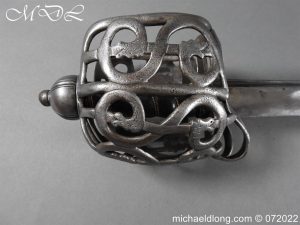 michaeldlong.com 3002087 300x225 Scottish Basket Hilt Sword c 1740