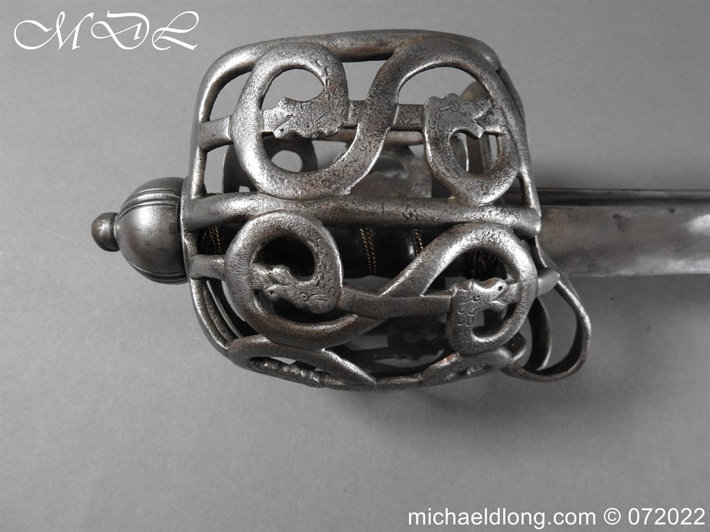 Scottish Basket Hilt Sword c 1740 - Image 2