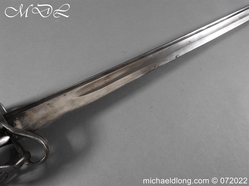 Scottish Basket Hilt Sword c 1740 - Image 3
