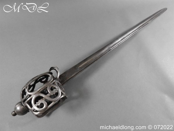 michaeldlong.com 3002090 600x450 Scottish Basket Hilt Sword c 1740