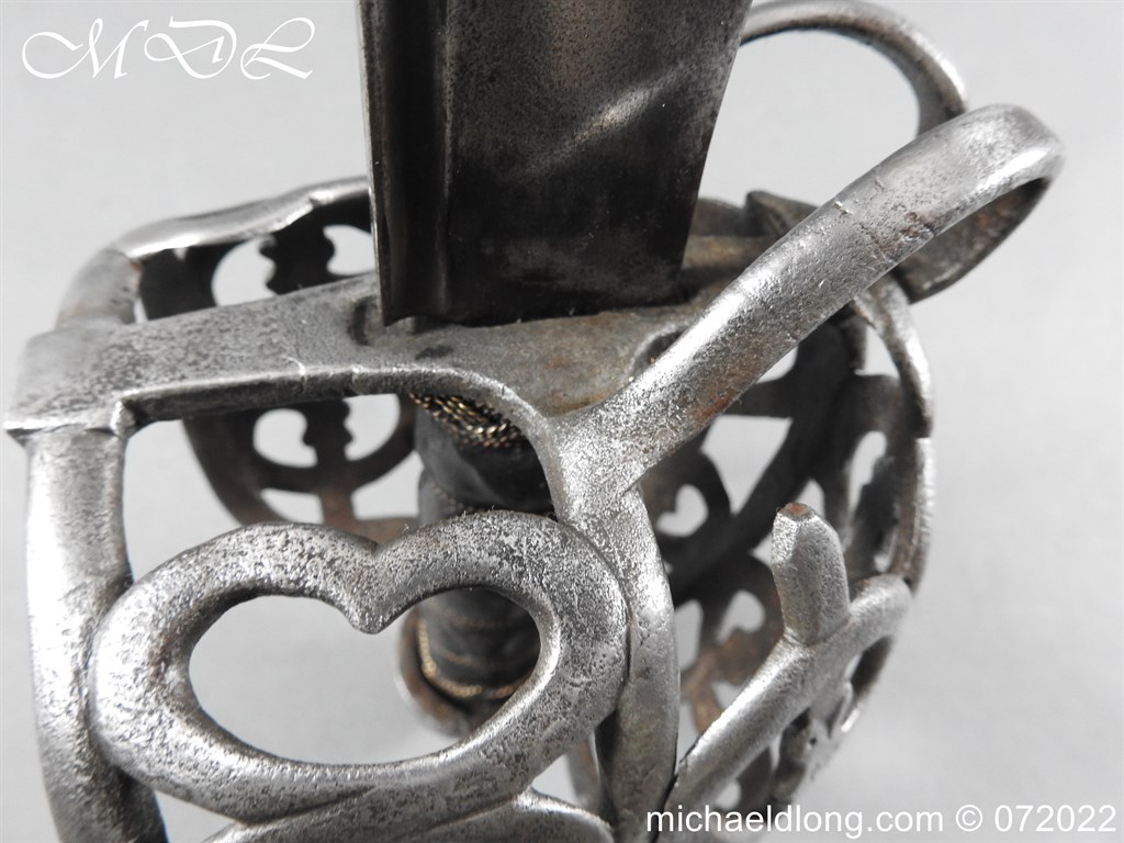 Scottish Basket Hilt Sword c 1740 - Image 10