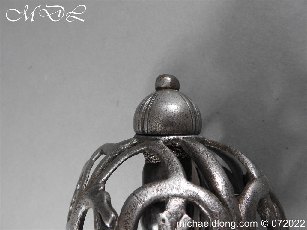 Scottish Basket Hilt Sword c 1740 - Image 15