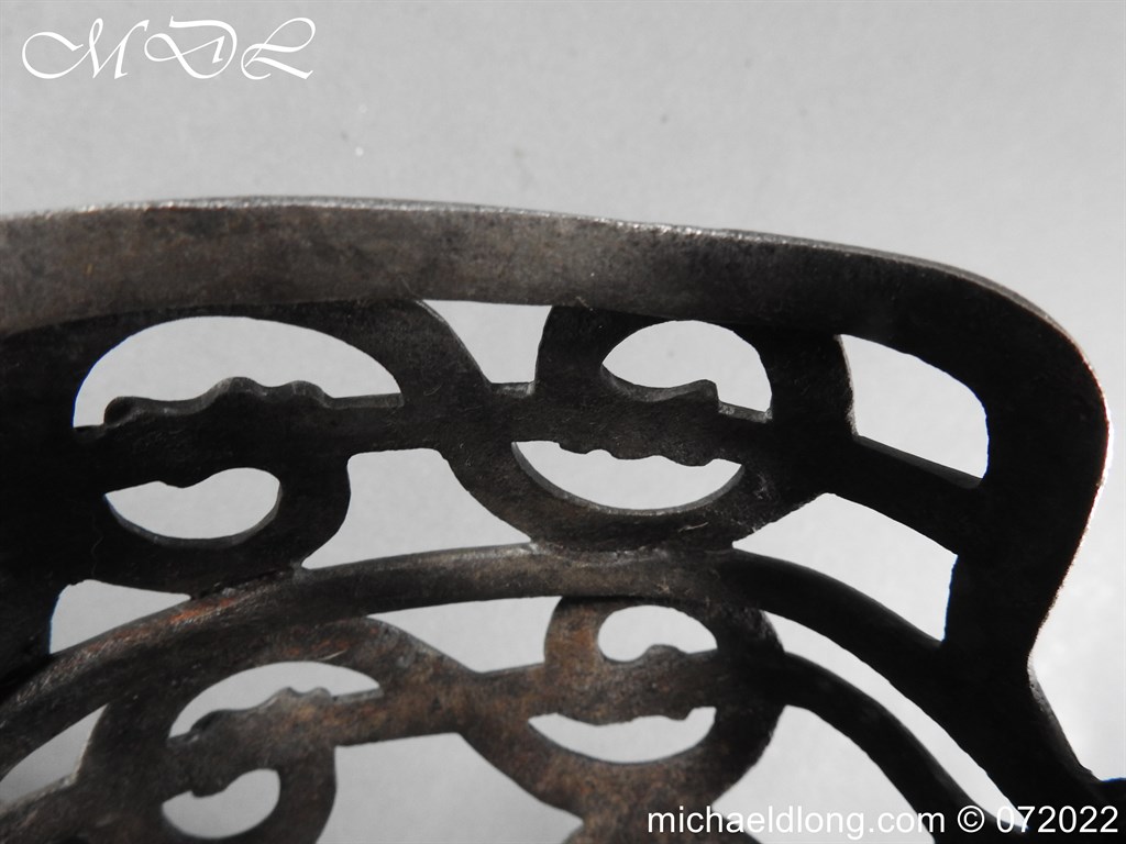 Scottish Basket Hilt Sword c 1740 - Image 17