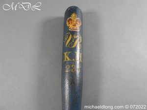 Victorian Painted Police Truncheon