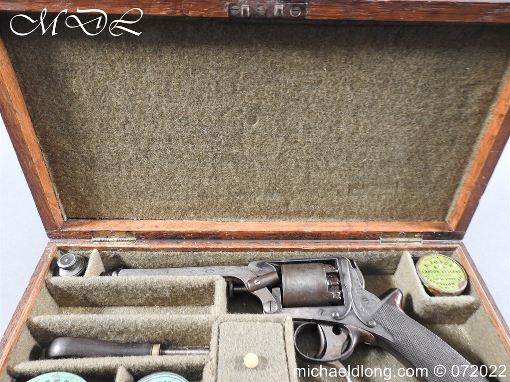 Cased Double Trigger Tranter Patent Revolver Retailed by A Clayton - Image 4