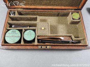 michaeldlong.com 3002252 1 300x225 Cased Double Trigger Tranter Patent Revolver Retailed by A Clayton