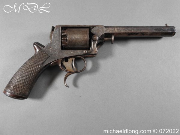 michaeldlong.com 3002253 600x450 Cased Double Trigger Tranter Patent Revolver Retailed by A Clayton