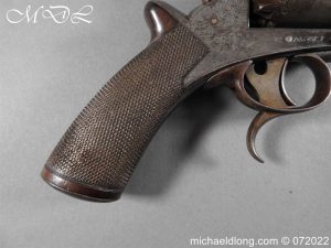 michaeldlong.com 3002254 300x225 Cased Double Trigger Tranter Patent Revolver Retailed by A Clayton
