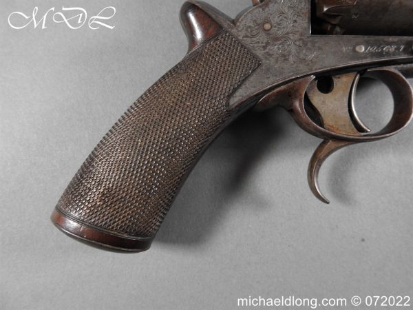 michaeldlong.com 3002254 600x450 Cased Double Trigger Tranter Patent Revolver Retailed by A Clayton