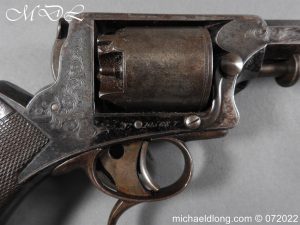 michaeldlong.com 3002255 300x225 Cased Double Trigger Tranter Patent Revolver Retailed by A Clayton
