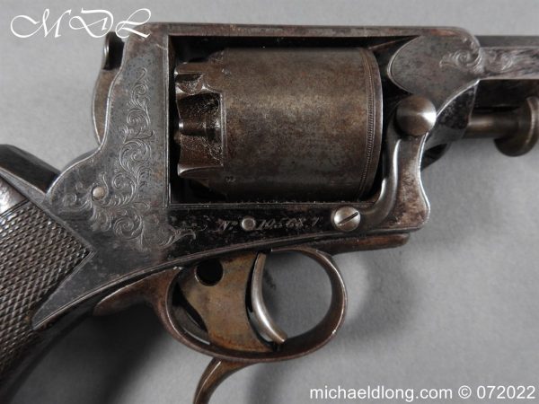 michaeldlong.com 3002255 600x450 Cased Double Trigger Tranter Patent Revolver Retailed by A Clayton