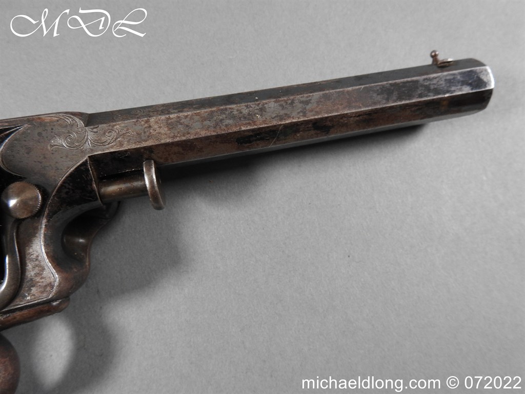 Cased Double Trigger Tranter Patent Revolver Retailed by A Clayton - Image 9