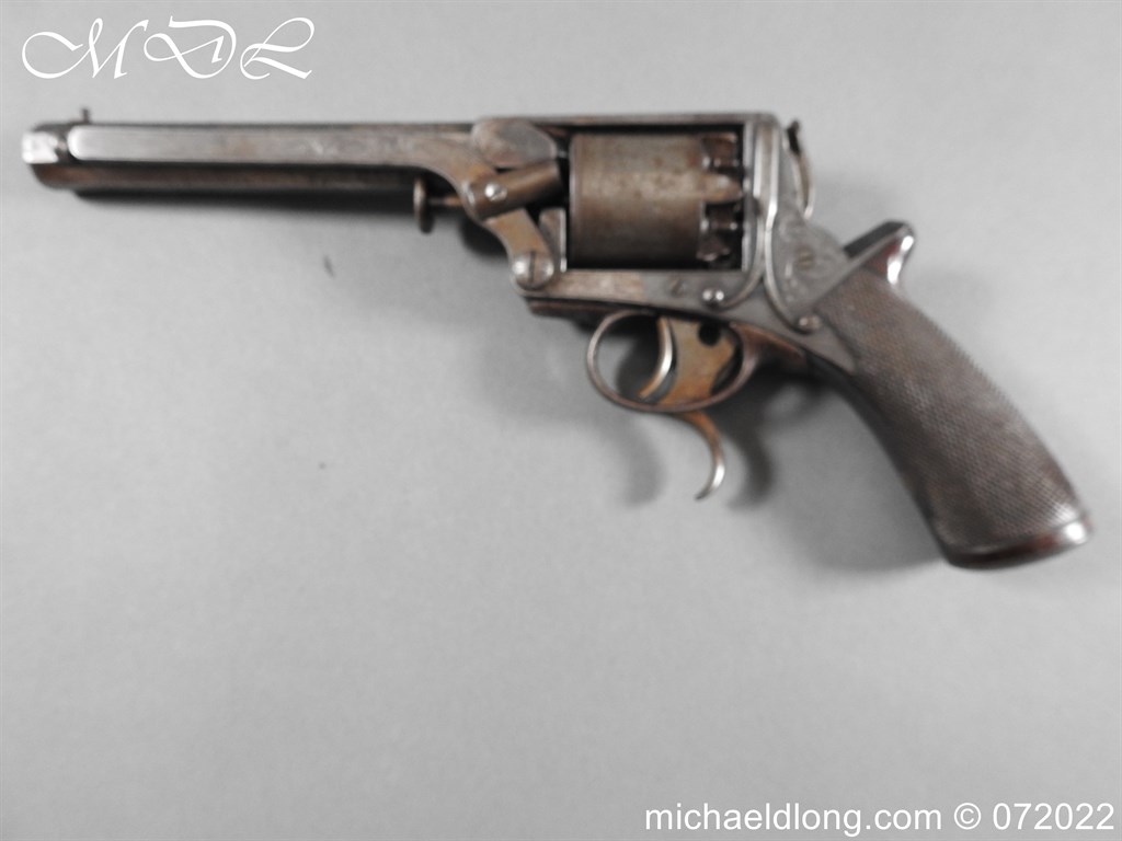 Cased Double Trigger Tranter Patent Revolver Retailed by A Clayton - Image 11
