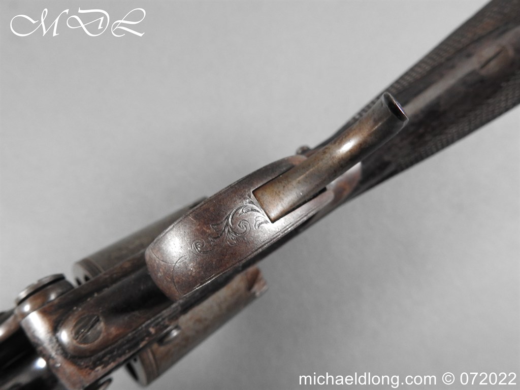 Cased Double Trigger Tranter Patent Revolver Retailed by A Clayton - Image 16