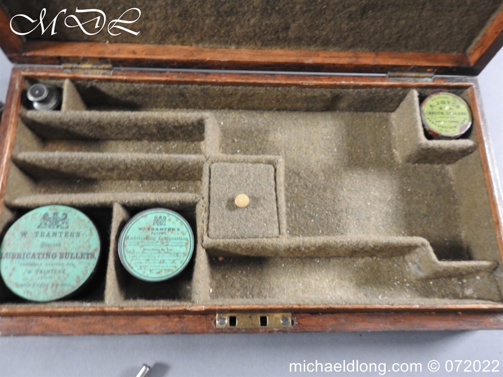 Cased Double Trigger Tranter Patent Revolver Retailed by A Clayton - Image 27