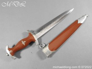 German SA Dagger by Carl Wusthof Solingen