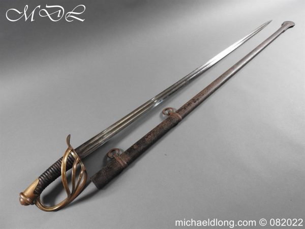 French Model 1854 Heavy Cavalry Sword Dated 1860