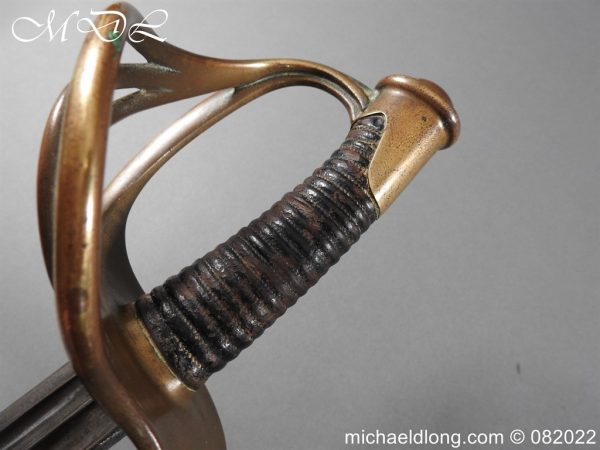 French Model 1854 Heavy Cavalry Sword Dated 1860 - Image 9