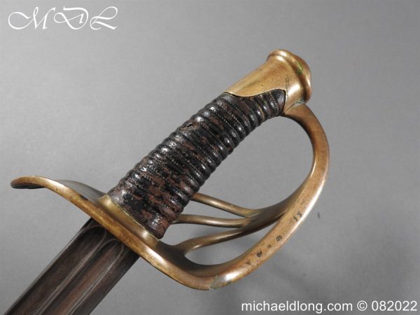 French Model 1854 Heavy Cavalry Sword Dated 1860 - Image 7