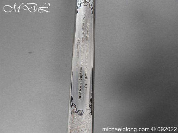 michaeldlong.com 3002561 600x450 Wilkinson Sword Ltd ER2 Presentation Sword