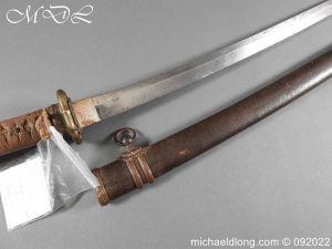 michaeldlong.com 3002752 300x225 Japanese Officer’s Sword Signed Blade Dated 1942