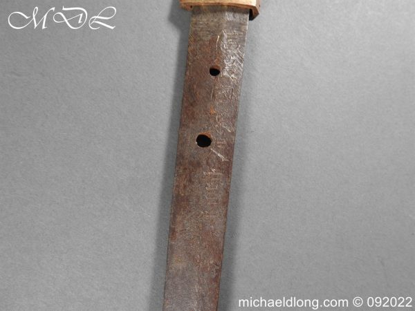 michaeldlong.com 3002766 600x450 Japanese Officer’s Sword Signed Blade Dated 1942