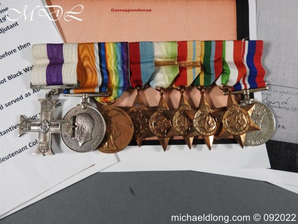 WW1 - WW2 Medal Group George Barnett MC - Image 2