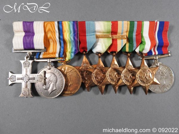 WW1 - WW2 Medal Group George Barnett MC - Image 14