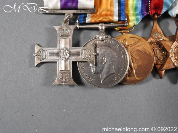 michaeldlong.com 3002780 600x450 WW1 WW2 Medal Group George Barnett MC