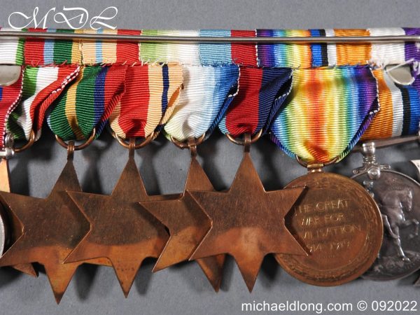 WW1 - WW2 Medal Group George Barnett MC - Image 6